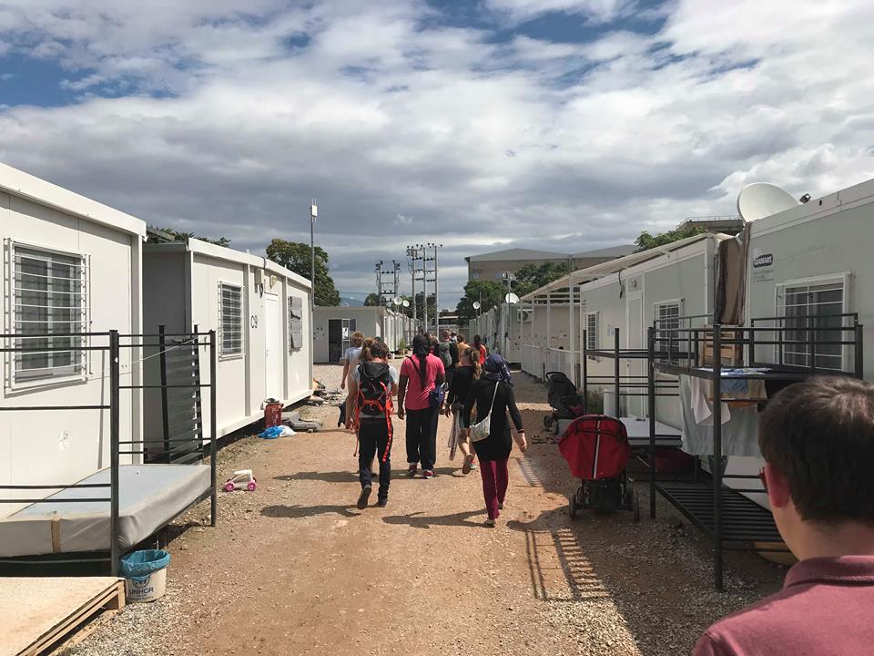 DSW Cohort Touring Refugee Camp