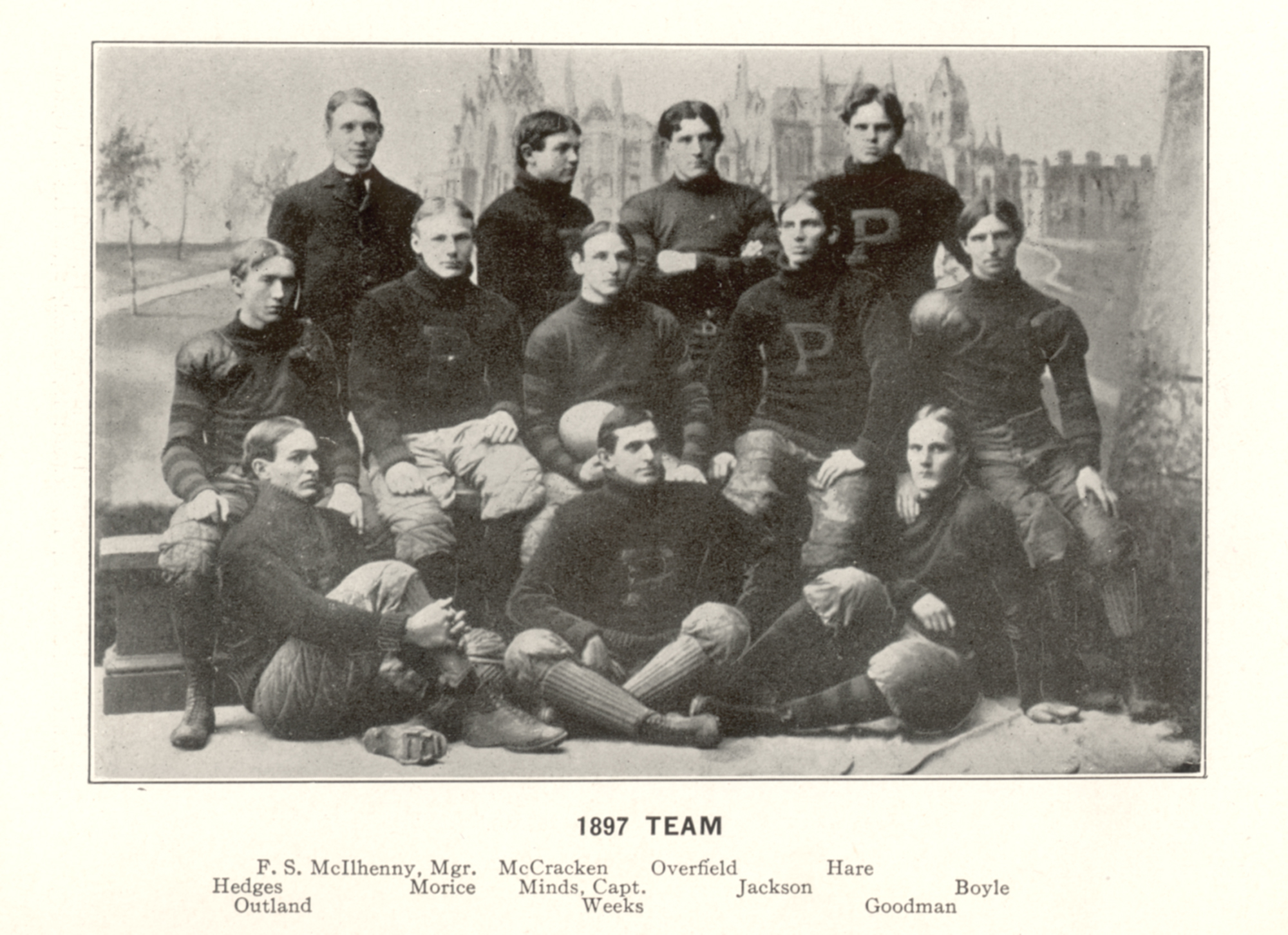 Members of Penn's 1897 national champion football team