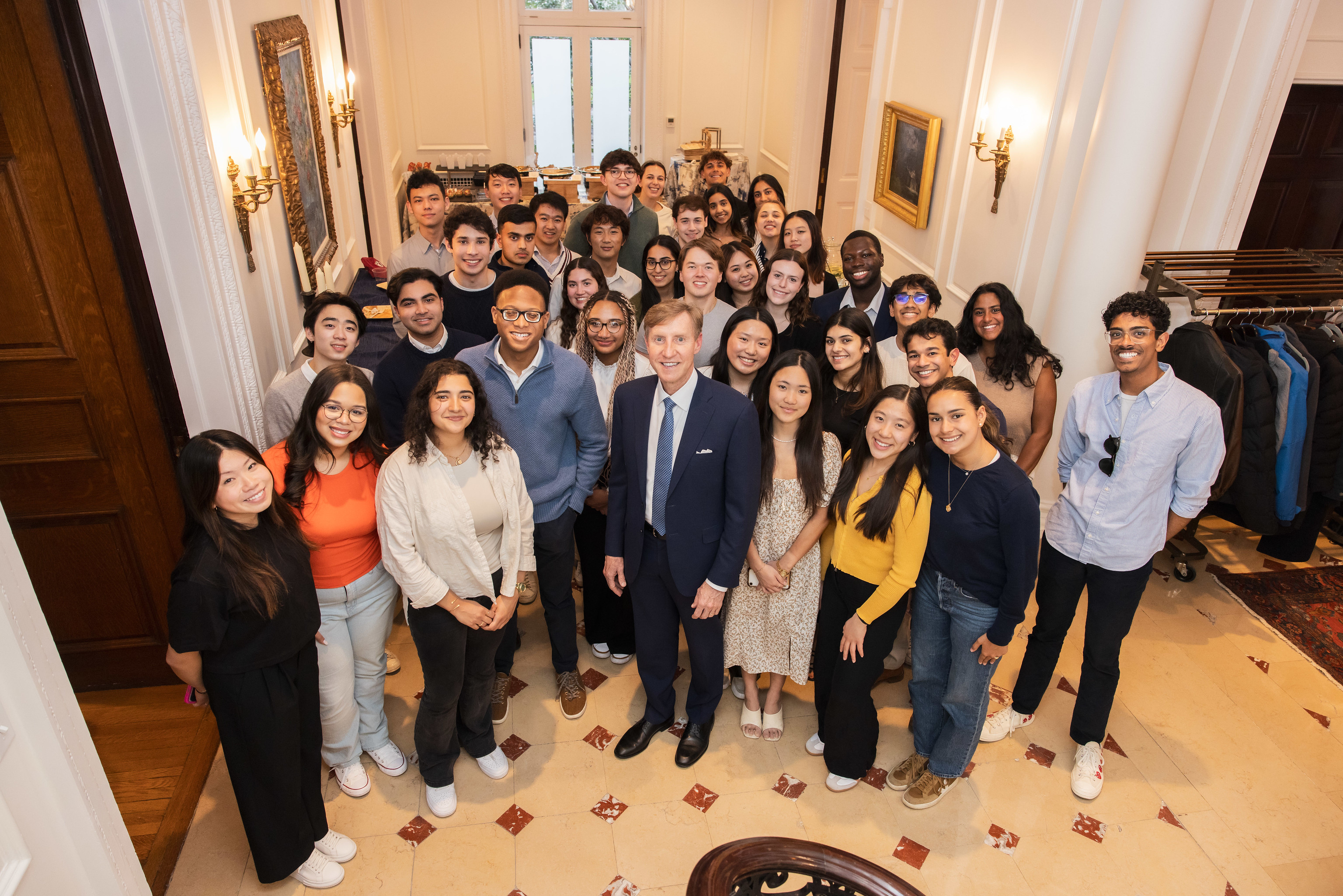 president jameson meets with student leaders